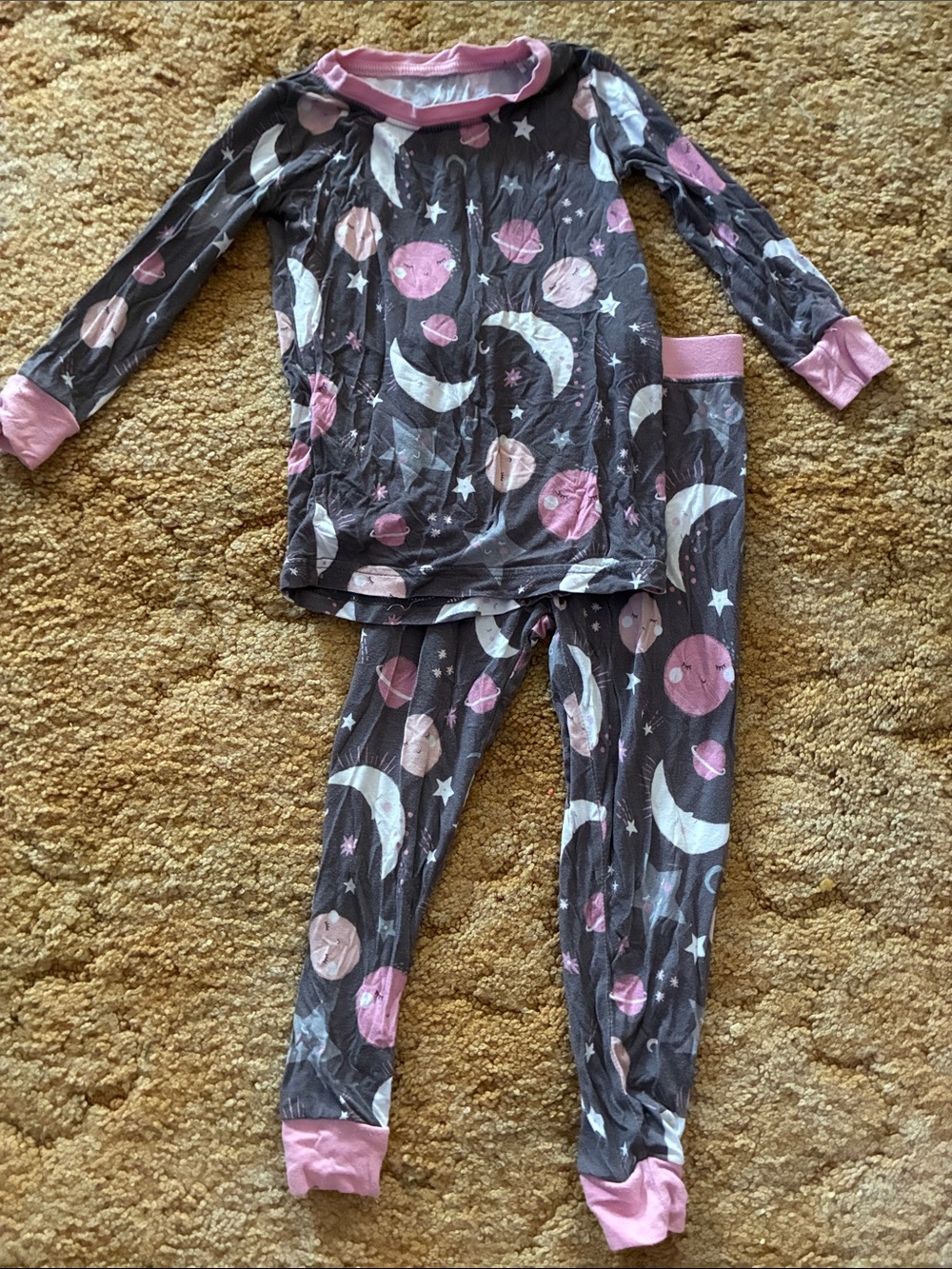 Little Sleepies Pink Moon Pajamas